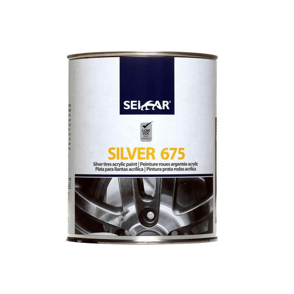PINTURA DE LLANTAS PLATA 675 750ML