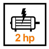 COMPRESOR COAXIAL CON ACEITE 24LTS 2 HP