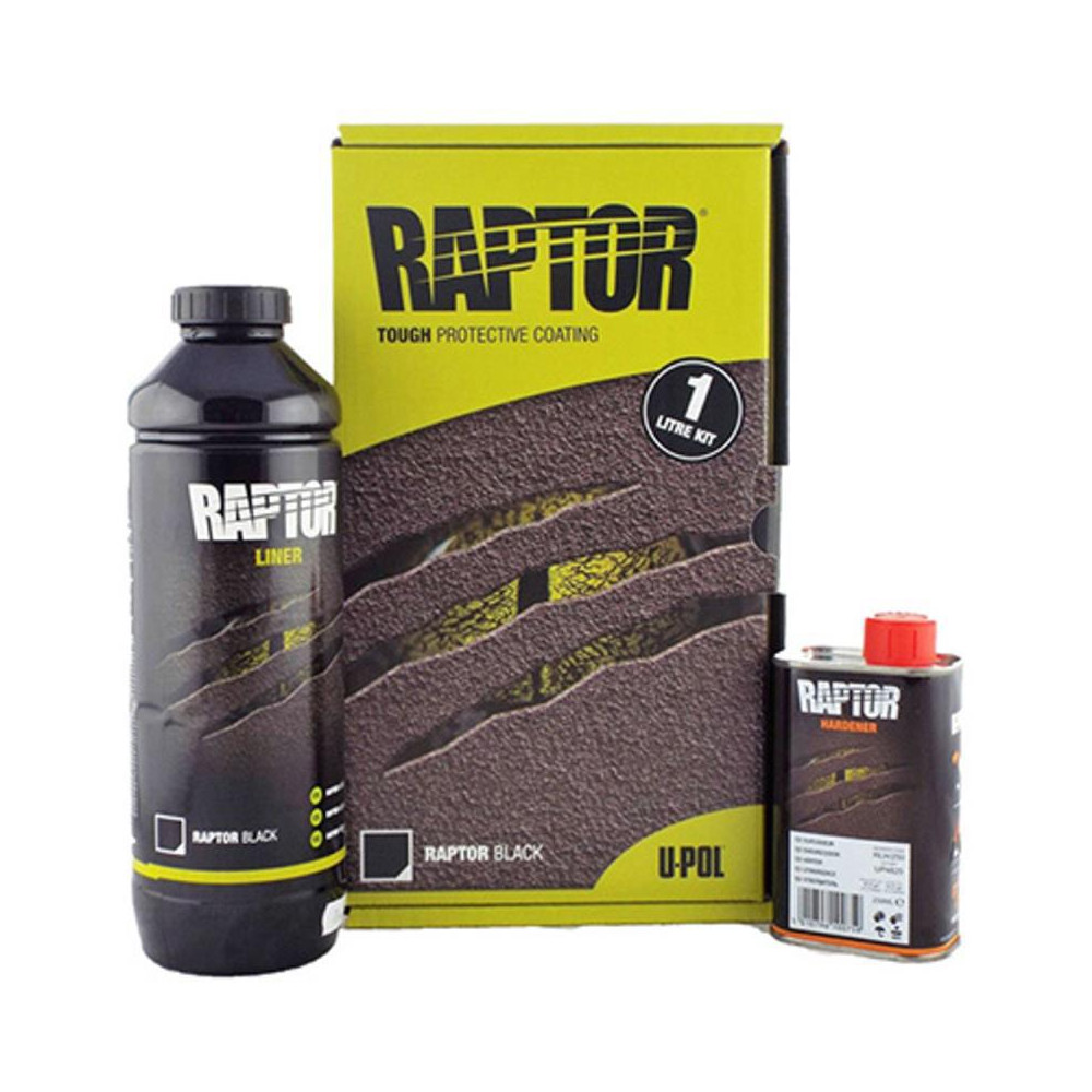 RAPTOR LINER NEGRO 1 LITRO C/ ACTIVADOR