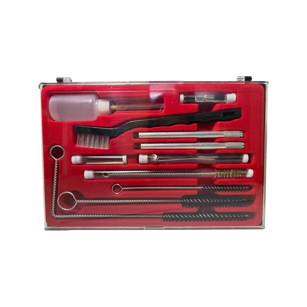 KIT COMPLETO DE 21 PIEZAS PARA LIMPIAR PISTOLA 