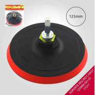 PLATO PARA PULIDORA VELCRO 125 MM ECO