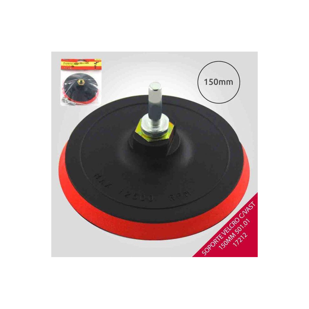 PLATO PARA PULIDORA VELCRO 150MM