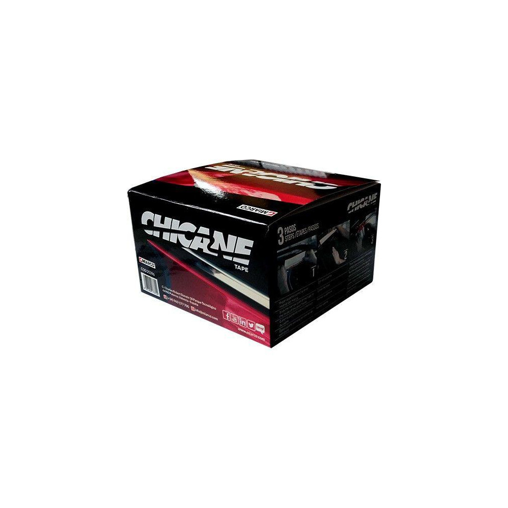 CINTA CHICANE 75mm x 20mt