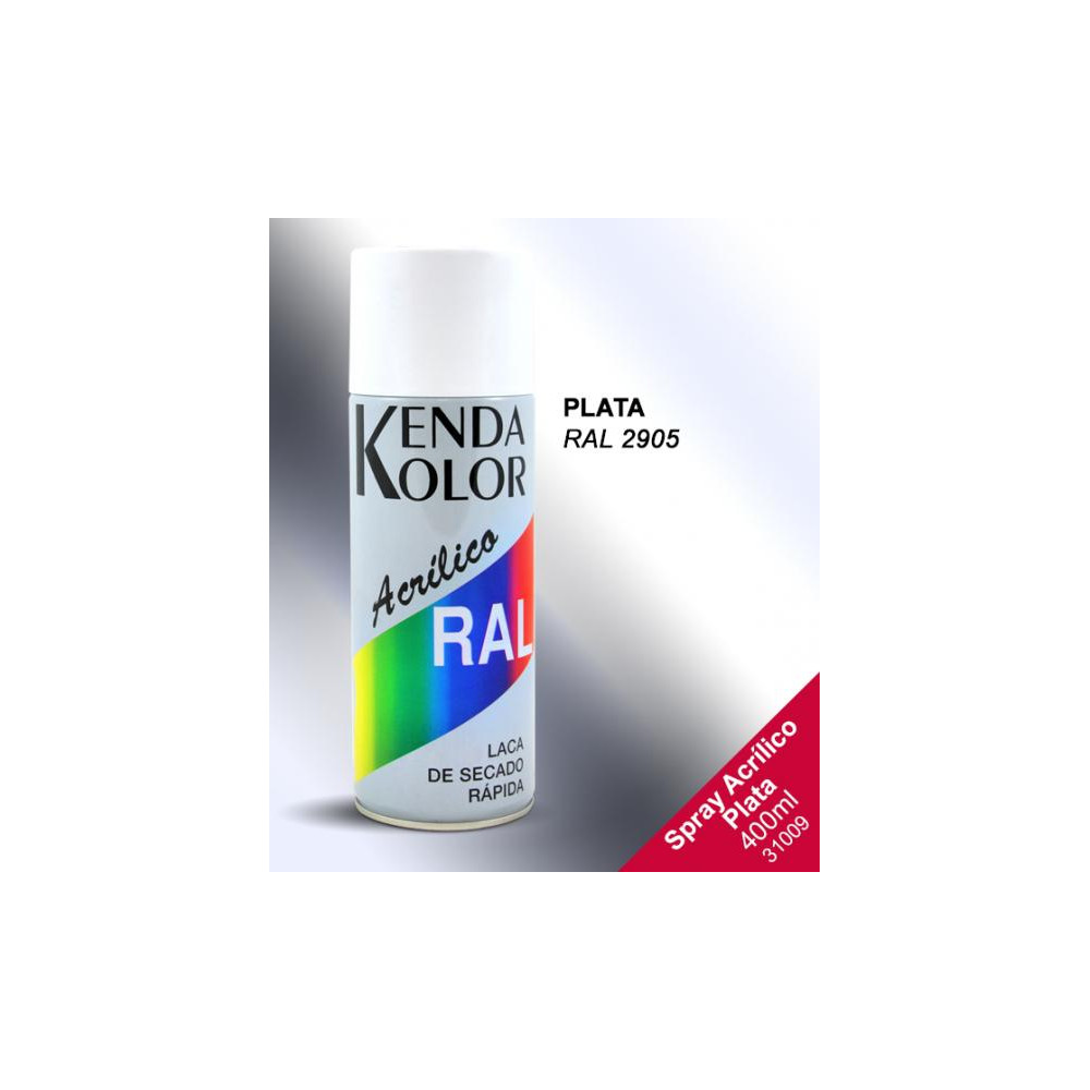 SPRAY  KENDA PINTURA PLATA 2905 400ML
