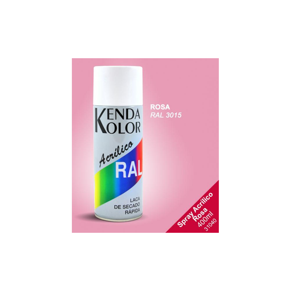 SPRAY KENDA ROSA RAL 3015 400ML