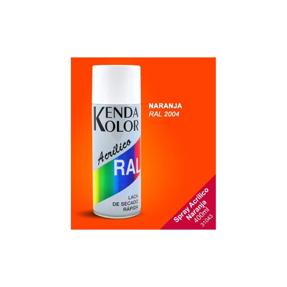 SPRAY KENDA NARANJA RAL 2004 400ML