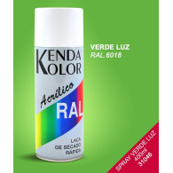 SPRAY KENDA VERDE LUZ RAL 6018 400ML