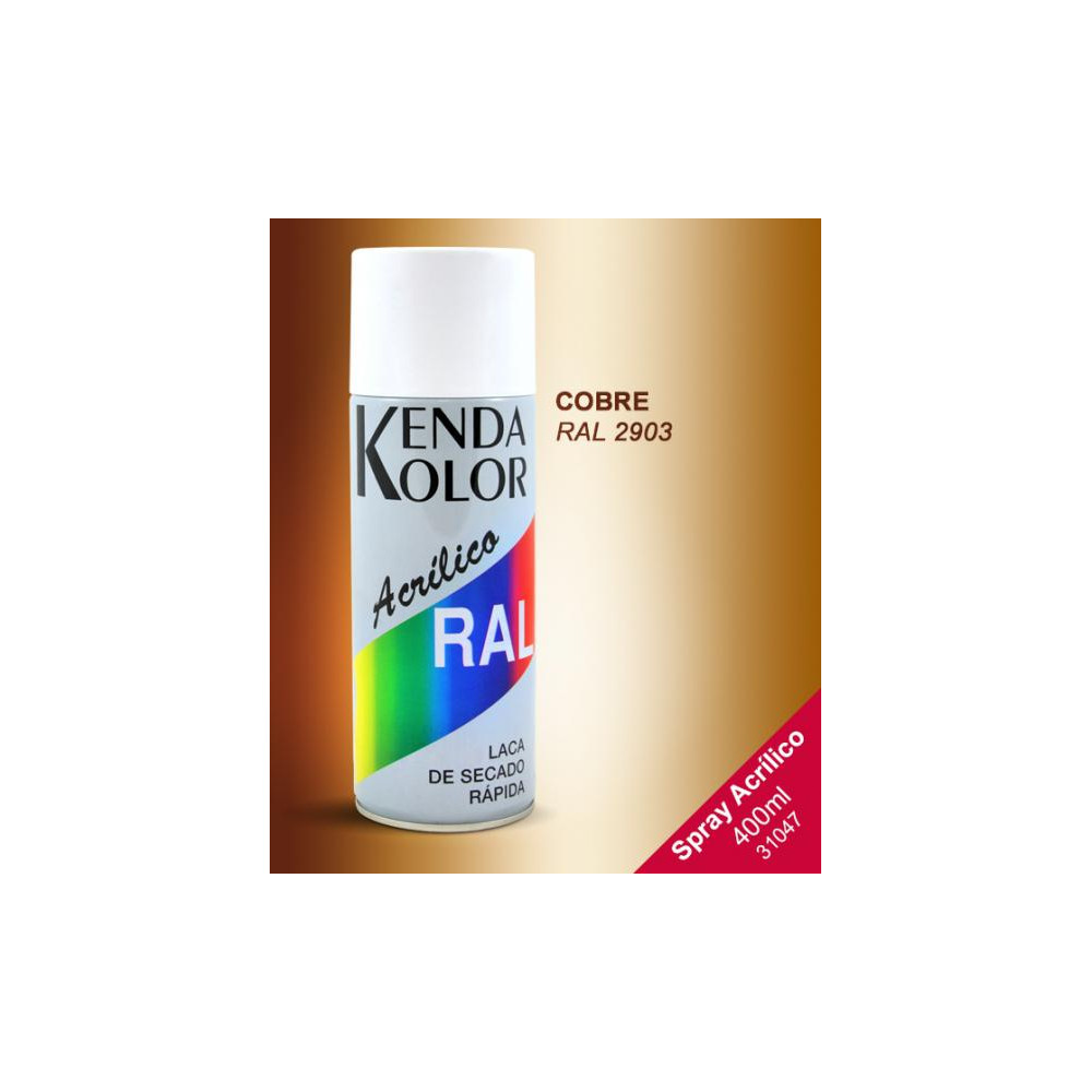 SPRAY KENDA COBRE RAL 2903 400 ML