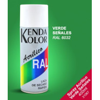 SPRAY KENDA VERDE SEÑAL  RAL 6032 400ML