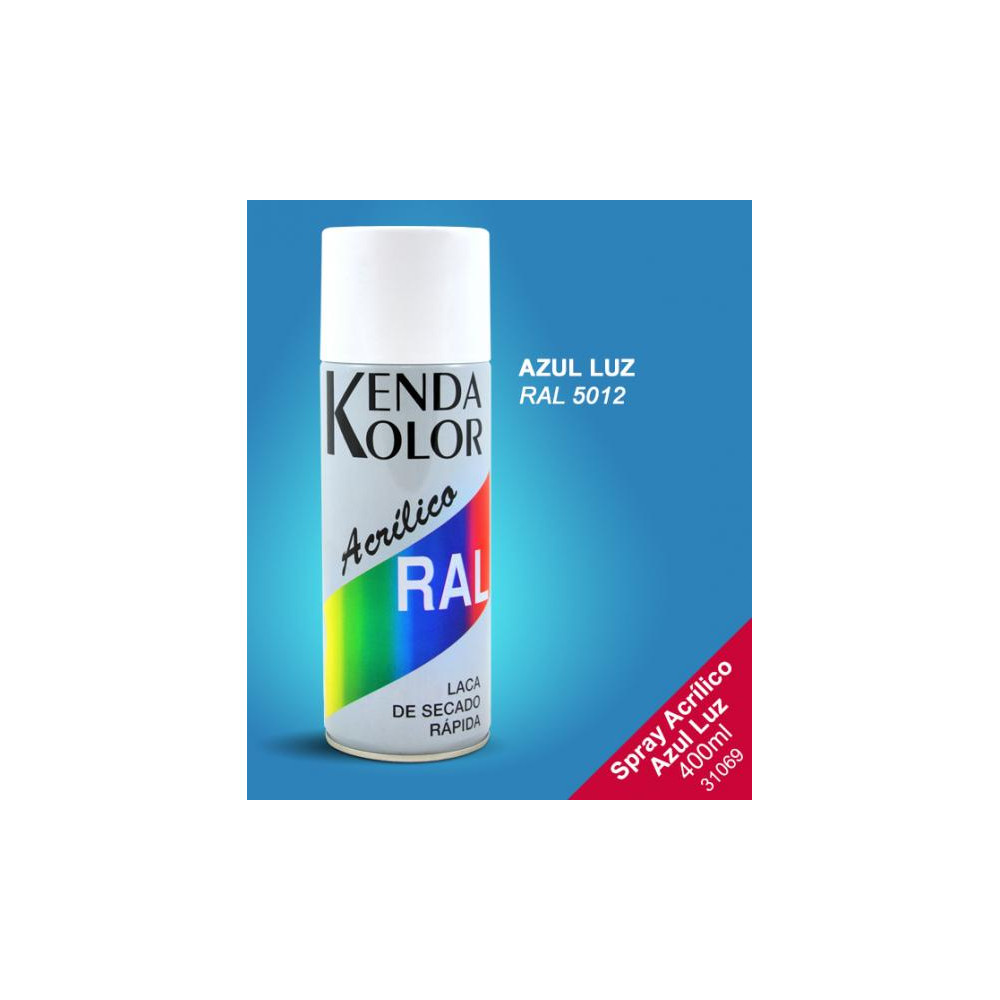 SPRAY KENDA AZUL LUZ  RAL 5012 400ML
