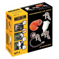 KIT DE PISTOLAS 4 PCS NUAIR