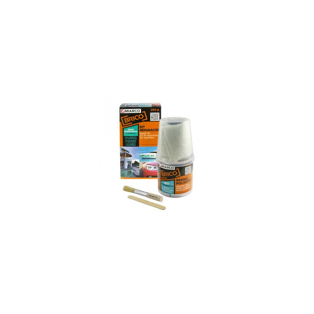 KIT DE RESINA Y TELA 250 GR